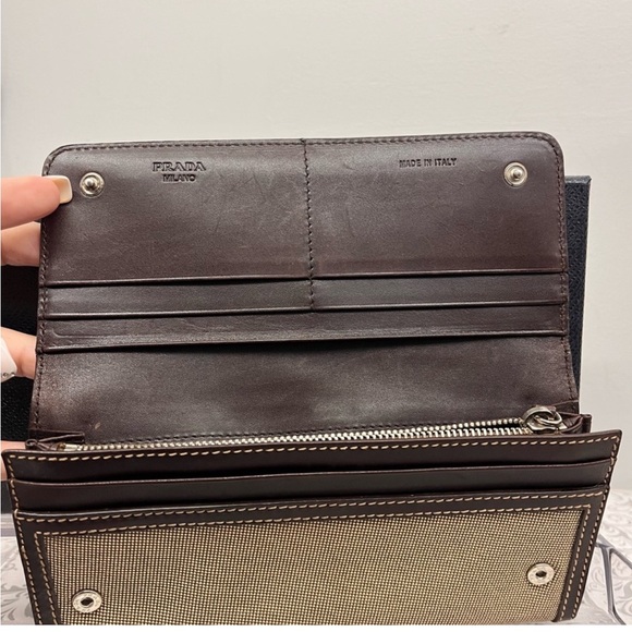 Prada - Logo Jacquard Wallet - Picture 3 of 9